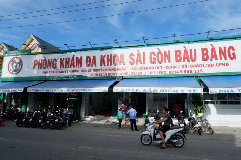 Phòng khám đa khoa Sài Gòn Bàu Bàng cung cấp đa dạng dịch vụ